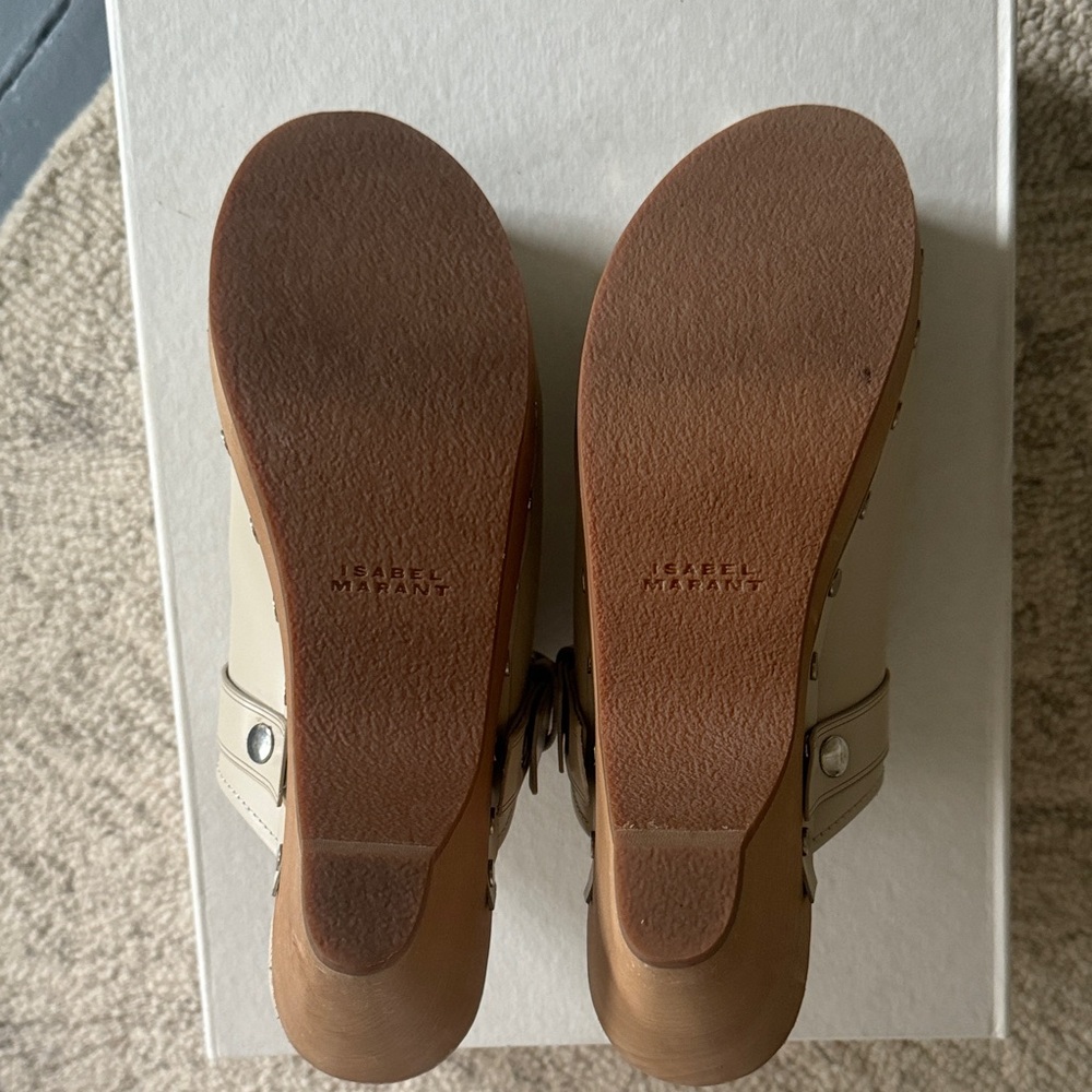 Isabel Marant Beige Women's clogs - Picture 3 of 6